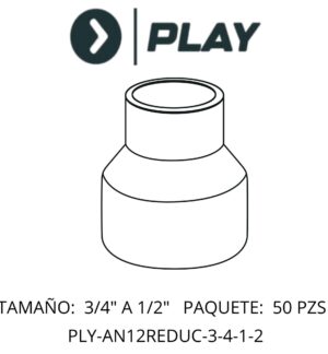 PLY-AN12REDUC-3-4-1-2